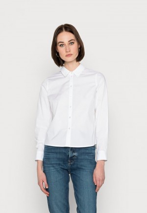 Anna Field Best Pirce Button-Down Bluse Dame Hvite | NO-BAJEM-9402