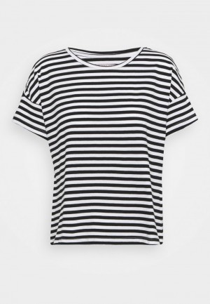 Anna Field Best Pirce Print T-Skjorte Dame Svarte | NO-FWLSO-3046