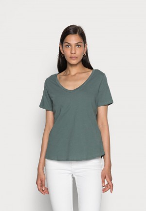 Anna Field Brand New Basic T-Skjorte Dame Lyse Grønn | NO-CPXME-3107