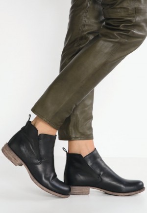 Anna Field Brand New Leather Booties Støvletter Dame Svarte | NO-VFMLI-3912