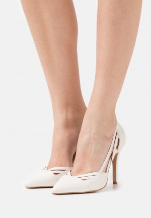 Anna Field Budget Leather High Heels Pumps Dame Beige | NO-DESOT-4350