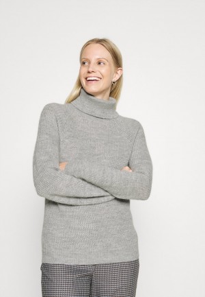 Anna Field Budget Ull Blend Turtleneck Jumper Pullover Dame Lyse Grå | NO-SVCWZ-0785