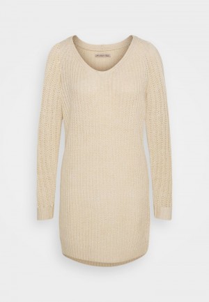 Anna Field Cheap Jumper Kjole Dame Beige | NO-BVCLZ-9681