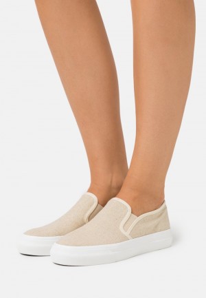 Anna Field Cheap Slip-Ons Lave Sko Dame Beige | NO-UNPBE-4056