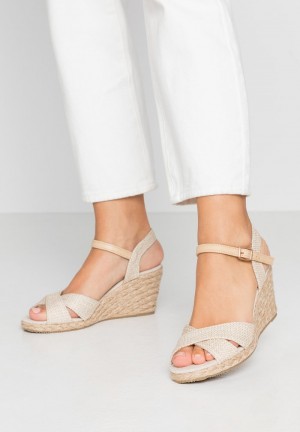 Anna Field Cheap Wedge Sandaler Dame Beige | NO-MTAJX-4016