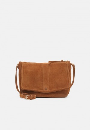 Anna Field Cheapest Leather Cross Body Vesker Dame Brune | NO-QIYFM-1467