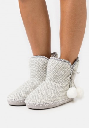 Anna Field Coupon Slippers Støvletter Dame Lyse Grå | NO-AGQUM-0149