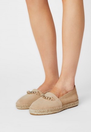 Anna Field Discount Leather Espadrilles Lave Sko Dame Beige | NO-WINCG-8356