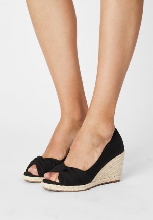 Anna Field Discount Wedges Pumps Dame Svarte | NO-PGZMK-9824