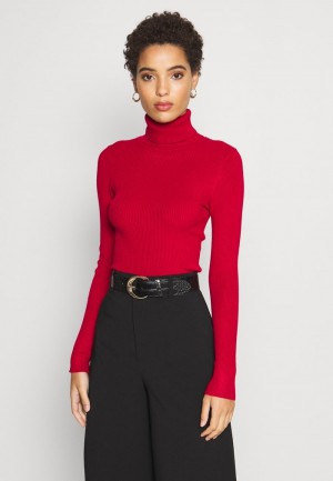 Anna Field Hot Sale Turtle Neck Jumper Pullover Dame Rød | NO-MTREX-7603