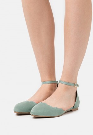 Anna Field New Ankle Reima Ballet Pumps Ballerinasko Dame Mint | NO-JLZRD-0729