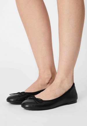 Anna Field New Leather Ballet Pumps Ballerinasko Dame Svarte | NO-ICGXF-2761