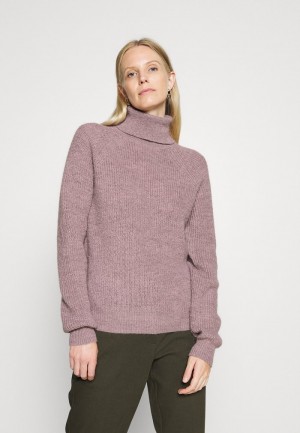 Anna Field New Ull Blend Turtleneck Jumper Pullover Dame Lilla | NO-IAEJF-8206