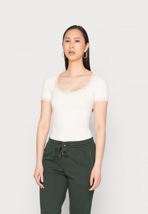 Anna Field Promo Basic T-Skjorte Dame Brune | NO-DBMSF-5720