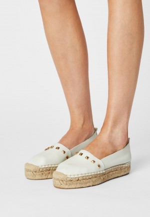 Anna Field Promo Leather Espadrilles Lave Sko Dame Hvite | NO-RHUAI-7839