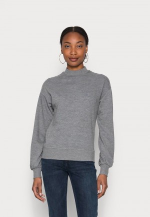 Anna Field Promo Sweatshirt Pullover Dame Grå | NO-BSRXK-4971