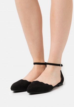 Anna Field Top 10 Ankle Reima Ballet Pumps Ballerinasko Dame Svarte | NO-BGTKC-1379