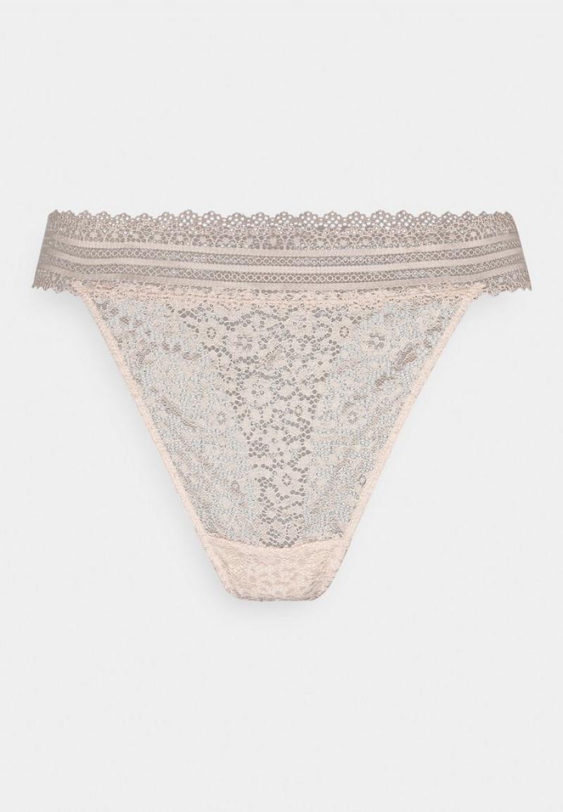 Anna Field Best Deal 5Pp Blonder Thong Dame Beige | NO-OCBRF-6839