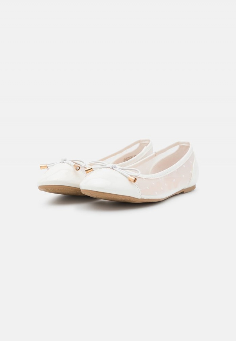 Anna Field Best Deal Ballet Pumps Ballerinasko Dame Hvite | NO-MAEWZ-7841