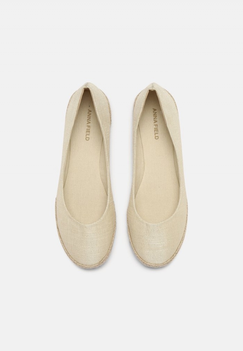 Anna Field Best Deal Espadrilles Ballerinasko Dame Gull | NO-LIYTH-4308