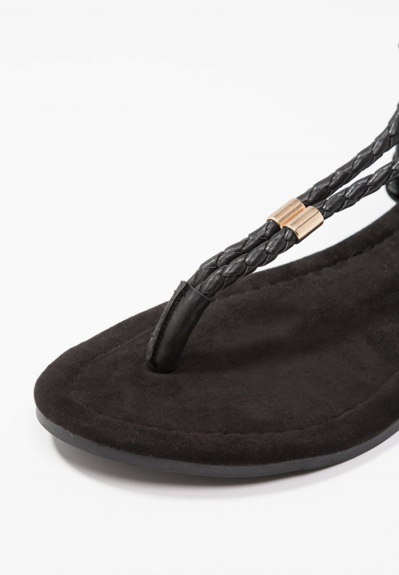 Anna Field Best Deal T-Bar Sandaler Dame Svarte | NO-VKOIT-5217