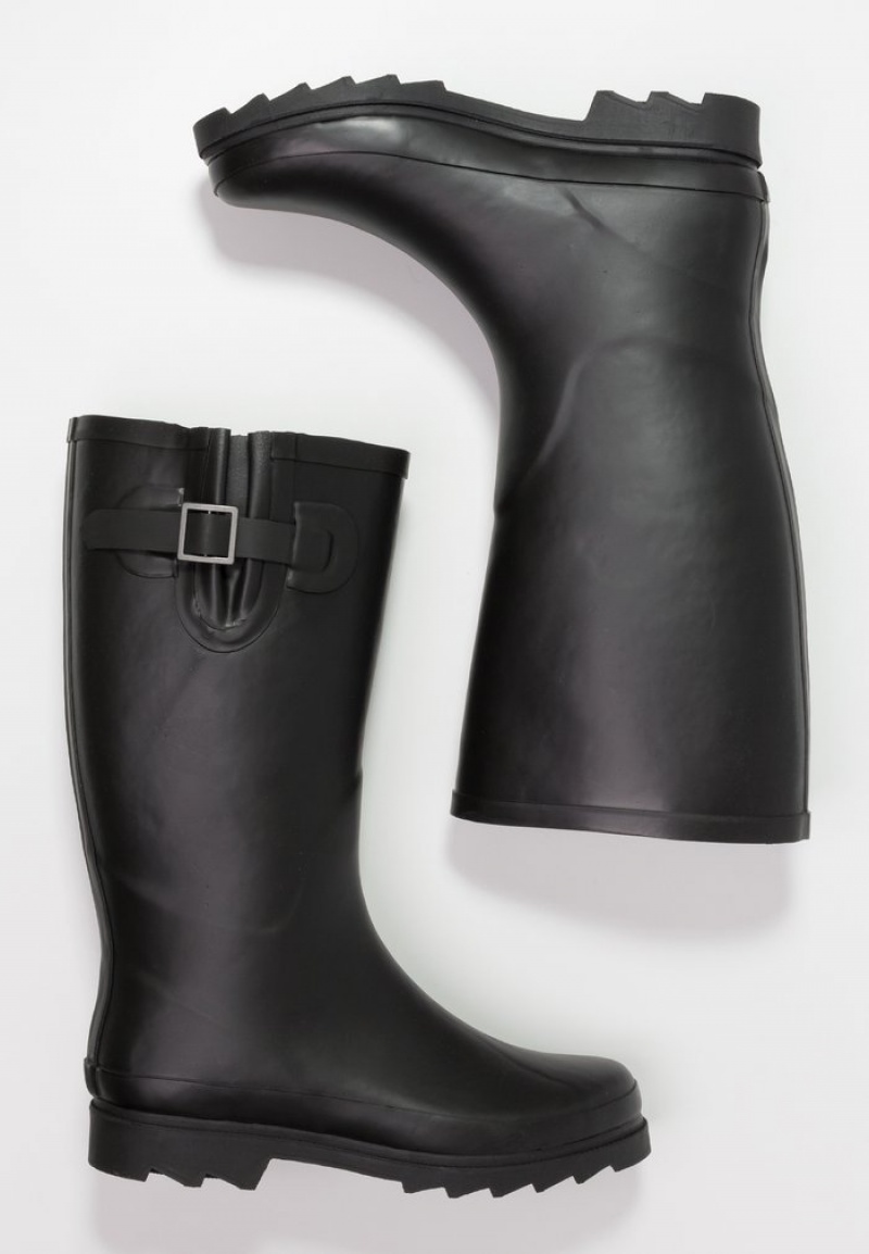 Anna Field Best Deal Wellies Støvler Dame Svarte | NO-NLZBI-5179