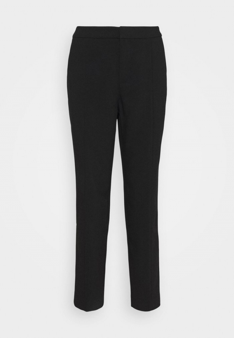 Anna Field Best Pirce Basic Business Pant Slim Leg Bukser Dame Svarte | NO-JKRDW-4680