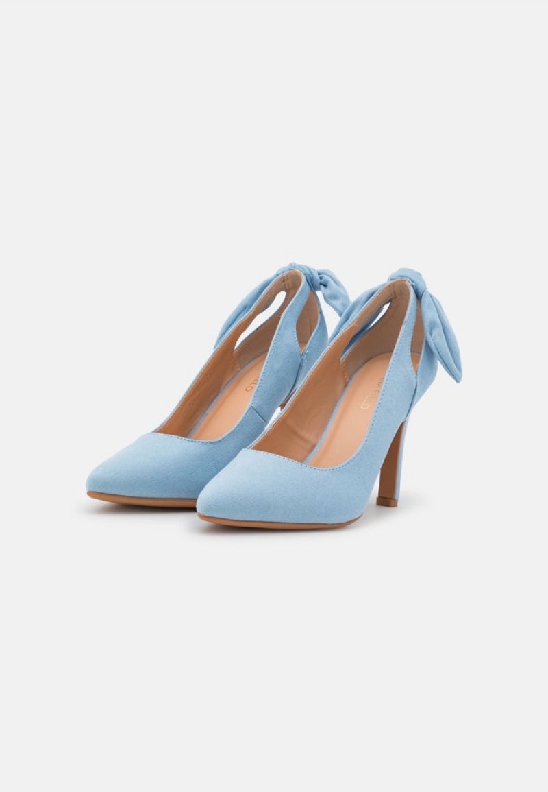 Anna Field Best Pirce Classic Heels Pumps Dame Lyse Blå | NO-KNXRV-6015