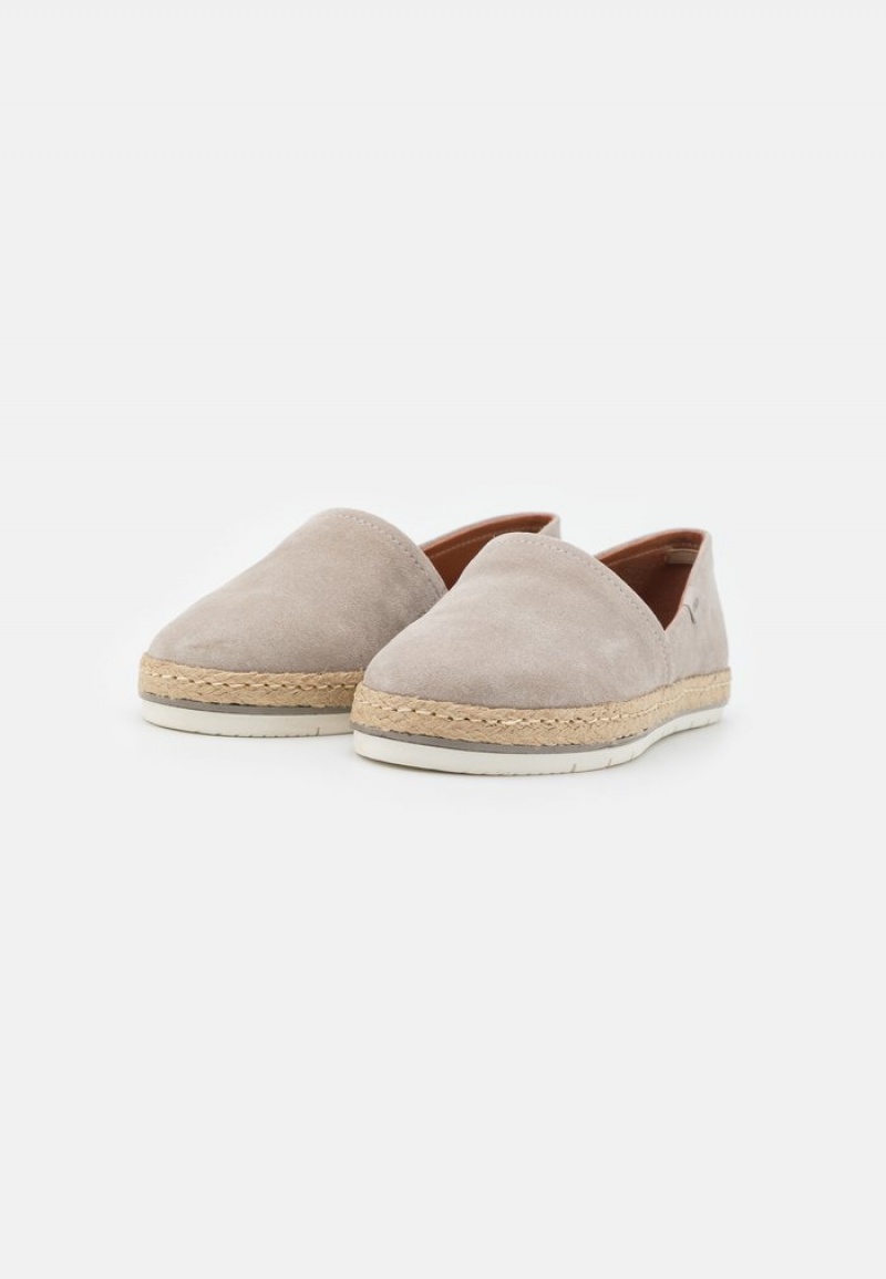 Anna Field Best Pirce Leather Espadrilles Lave Sko Dame Grå | NO-KILTV-9845