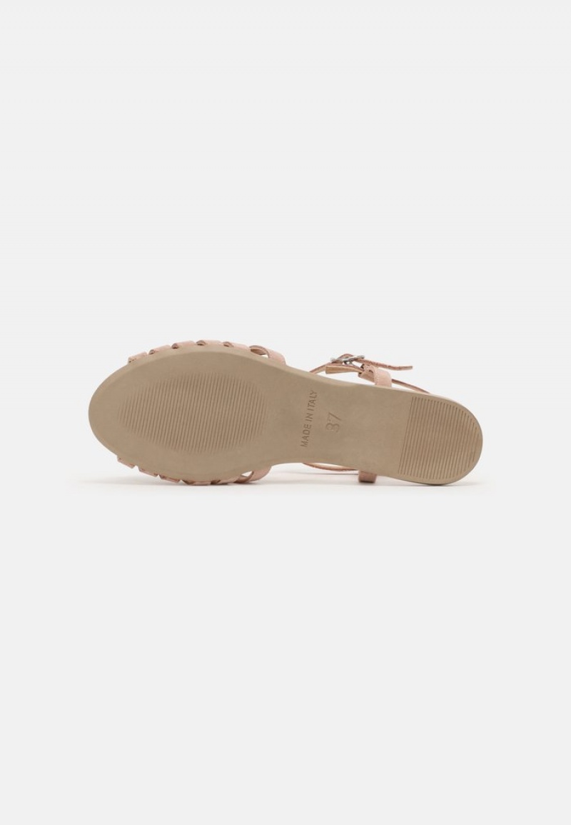 Anna Field Best Pirce Leather Sandaler Dame Beige | NO-BTPDV-9671