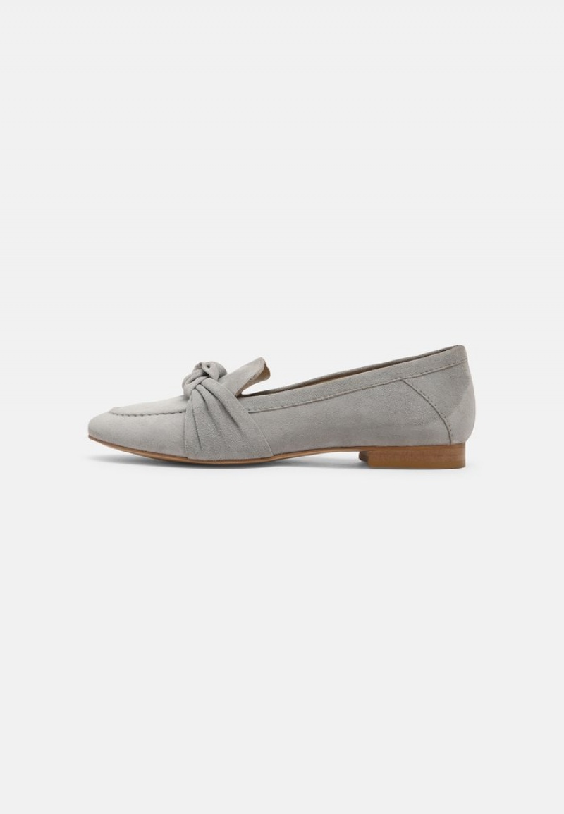 Anna Field Best Pirce Leather Slip-Ons Lave Sko Dame Blå | NO-SBKHY-7920