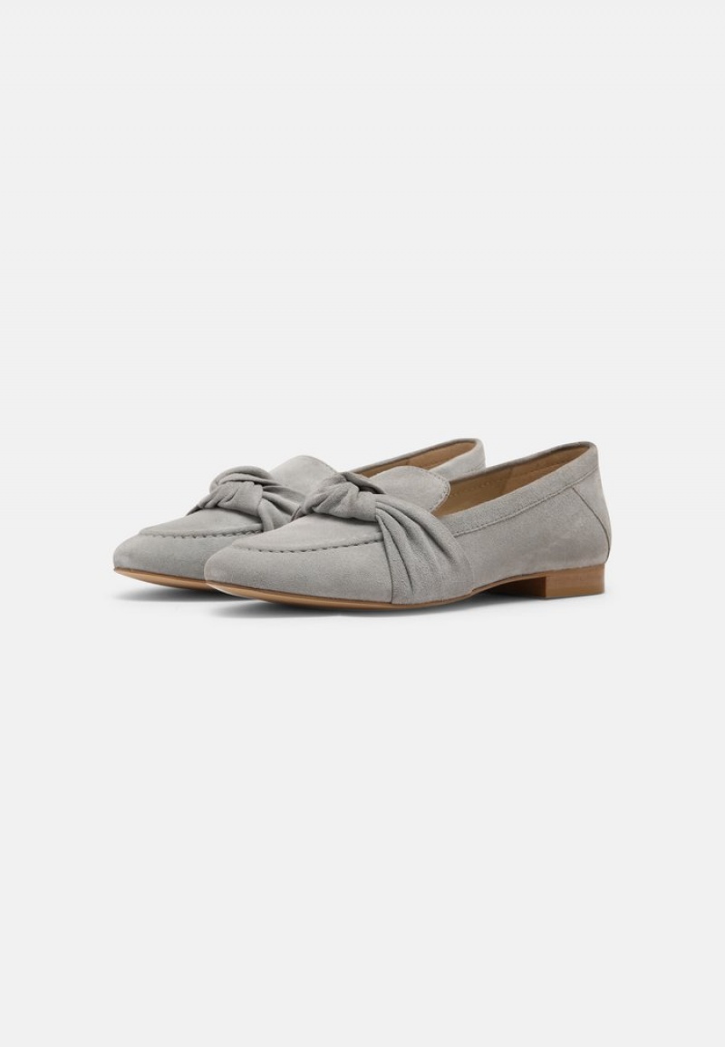 Anna Field Best Pirce Leather Slip-Ons Lave Sko Dame Blå | NO-SBKHY-7920