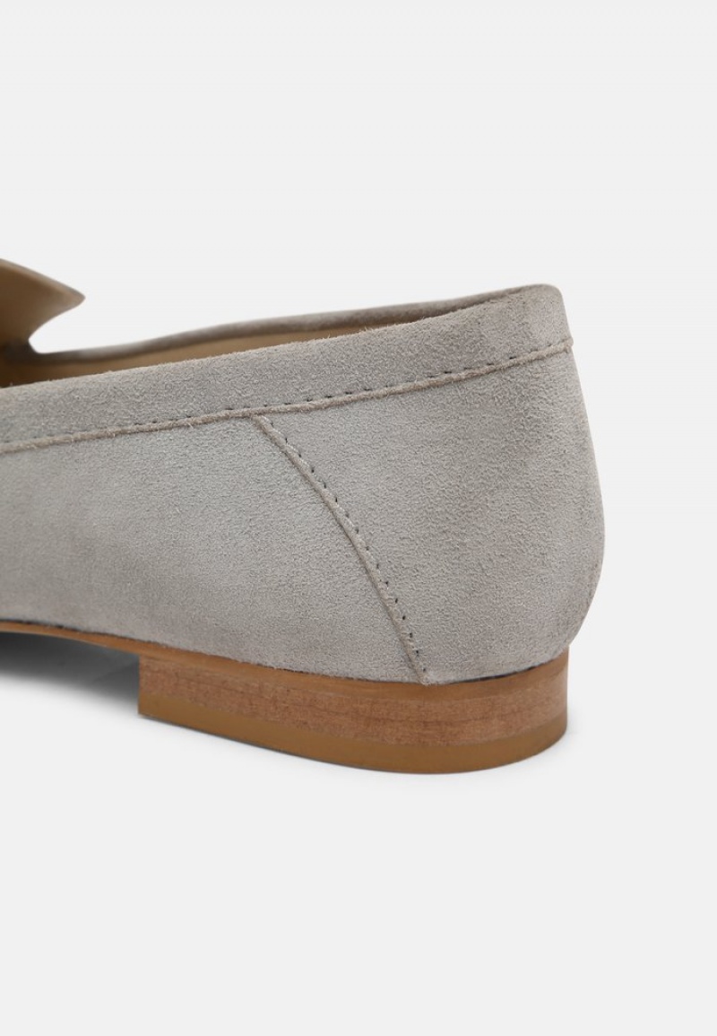 Anna Field Best Pirce Leather Slip-Ons Lave Sko Dame Blå | NO-SBKHY-7920