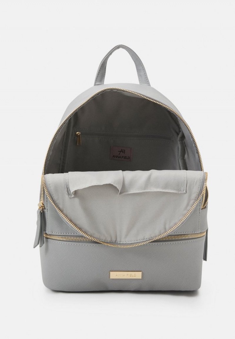 Anna Field Best Pirce Rucksack Ryggsekk Dame Lyse Grå | NO-QRSZX-6712