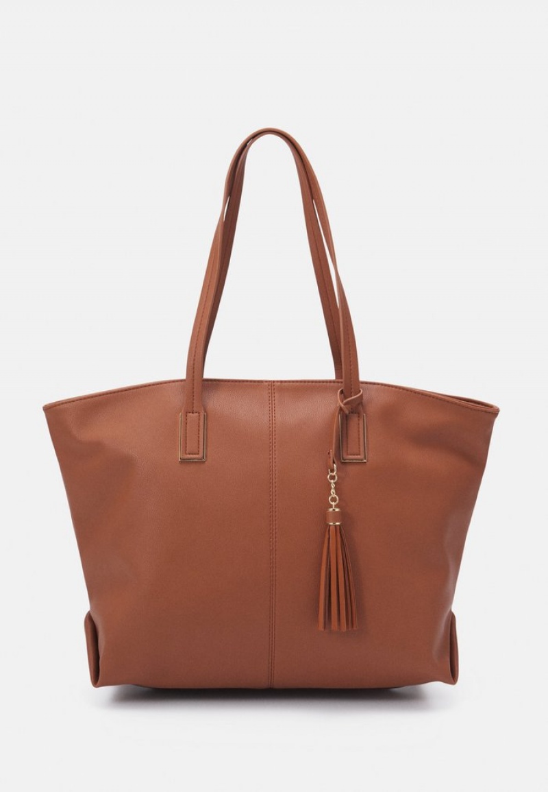 Anna Field Best Pirce Tote Veske Dame Lyse Gul | NO-OYDMU-0628