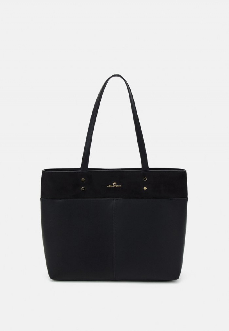 Anna Field Best Pirce Tote Veske Dame Svarte | NO-JOVRM-0183