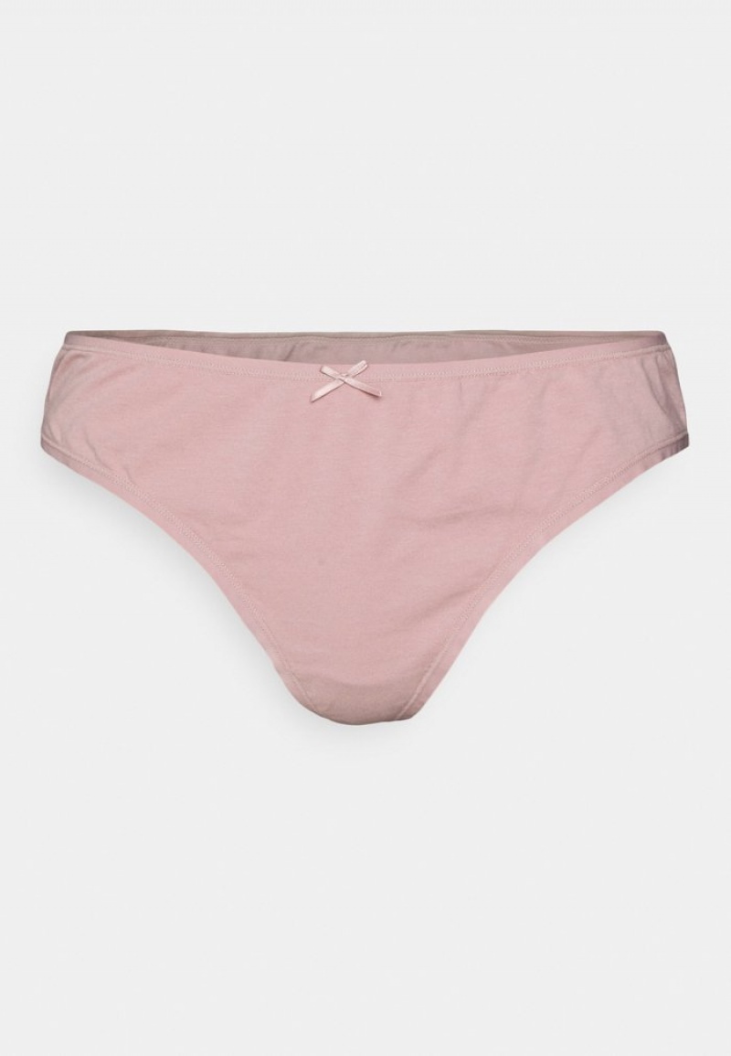 Anna Field Best Reviews Of Georgina 7Pp Thong Bomull Thong Dame Rosa | NO-SGLUN-6902