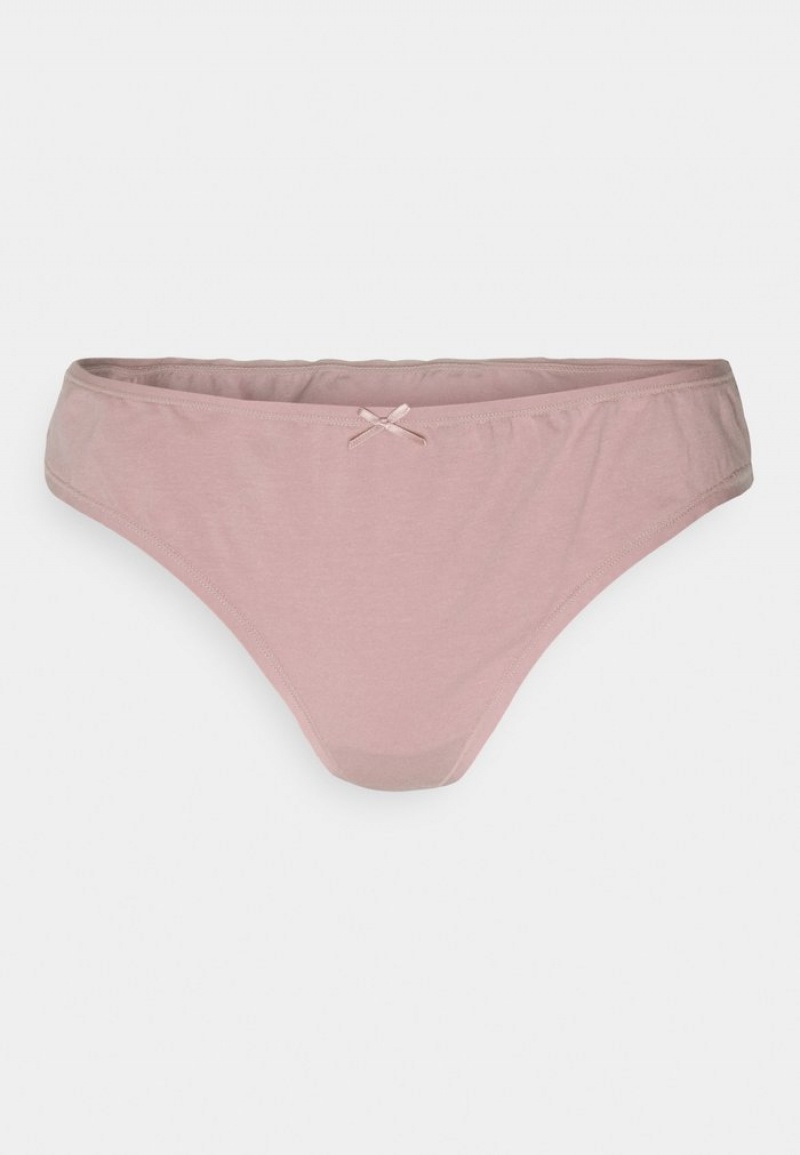 Anna Field Best Reviews Of Georgina 7Pp Thong Bomull Thong Dame Rosa | NO-SGLUN-6902