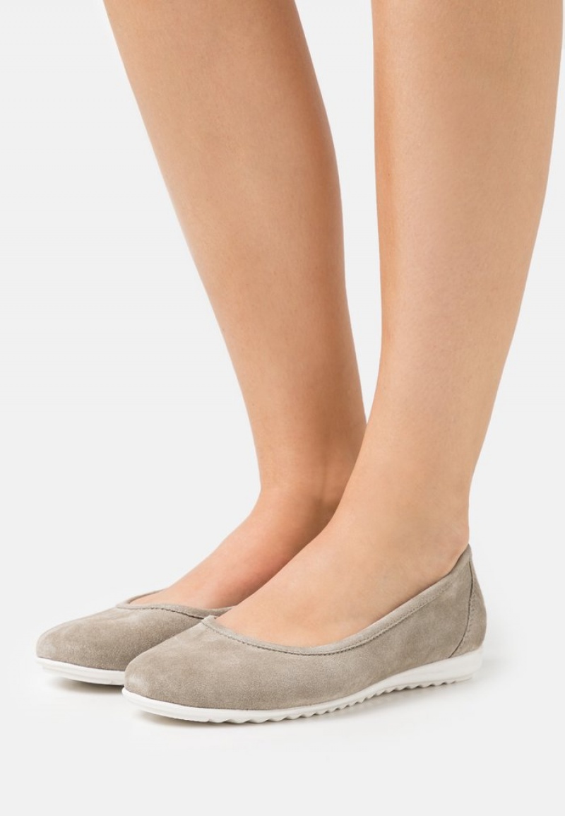 Anna Field Best Reviews Of Leather Komfort Ballet Pumps Ballerinasko Dame Grå | NO-FPVSW-2169