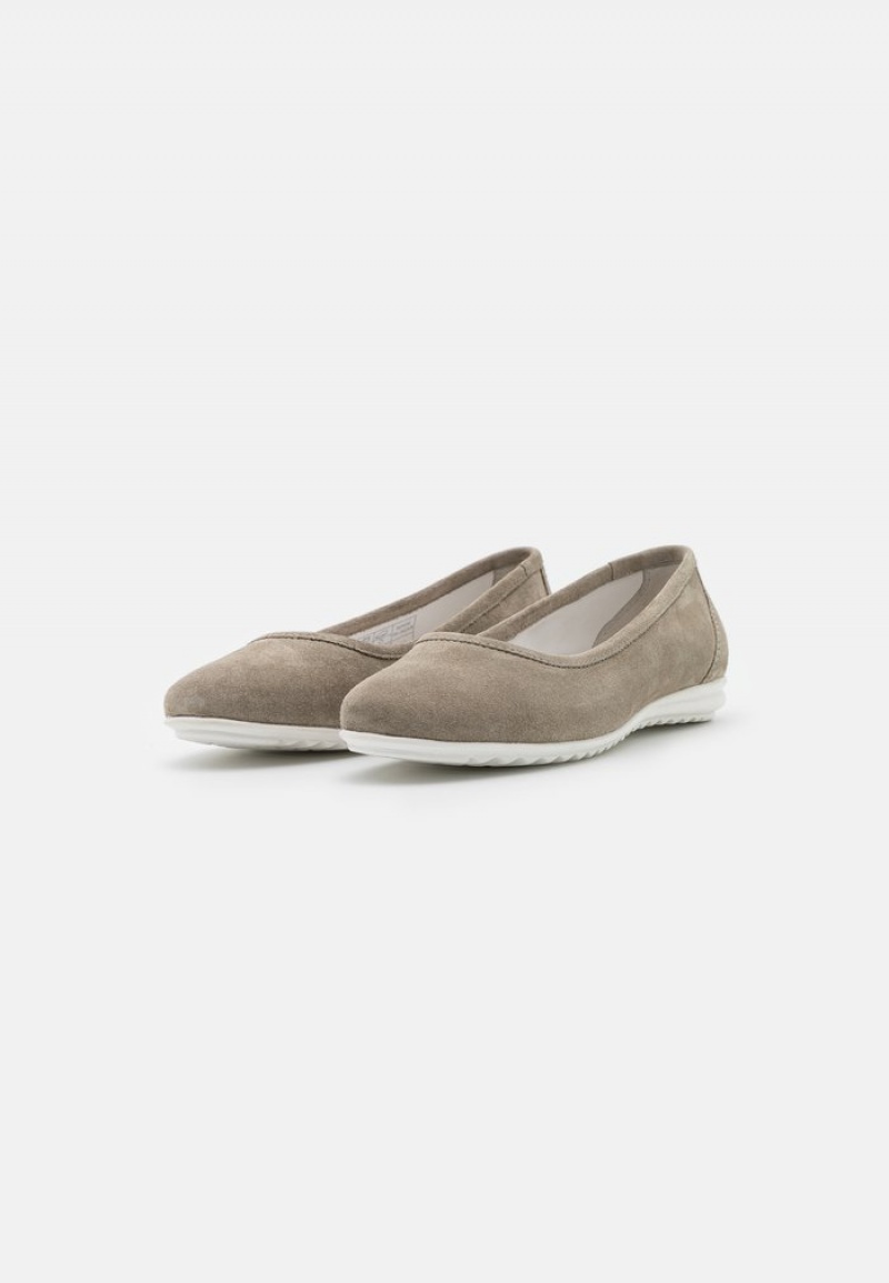 Anna Field Best Reviews Of Leather Komfort Ballet Pumps Ballerinasko Dame Grå | NO-FPVSW-2169