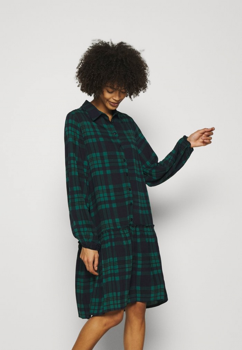 Anna Field Best Reviews Of Oversized Shirt Kjole Dame Grønn | NO-COPNQ-0654