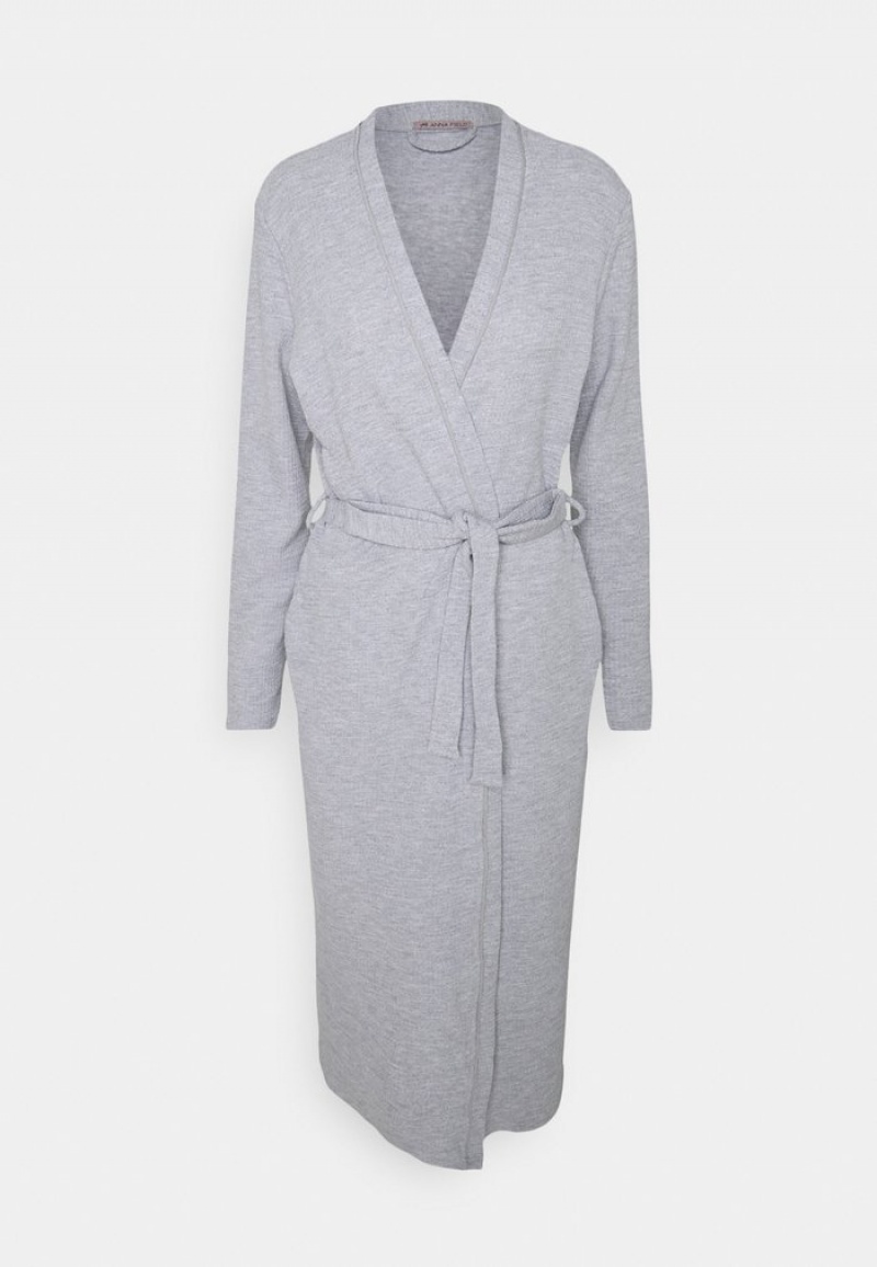 Anna Field Best Reviews Of Waffle Kjoler Gown Bathrobe Dame Grå | NO-BYDUN-2589