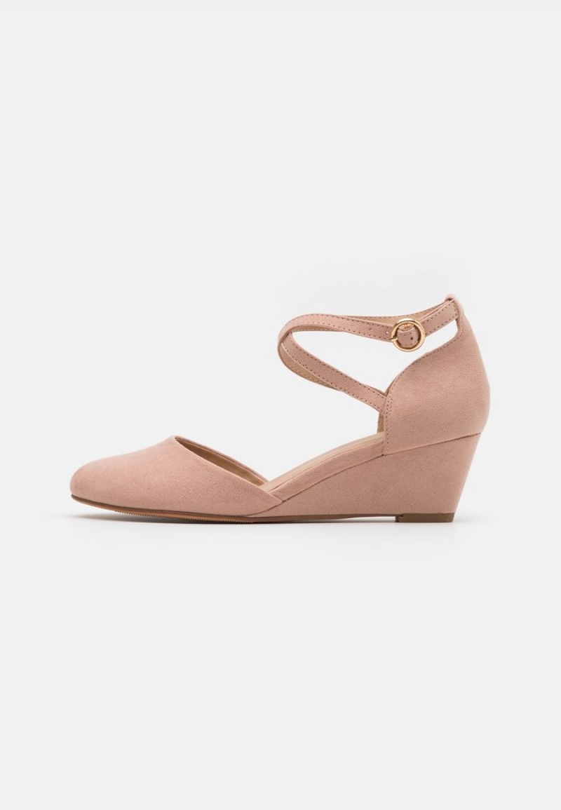 Anna Field Best Reviews Of Wedges Pumps Dame Lyse Rosa | NO-DHGUE-5706