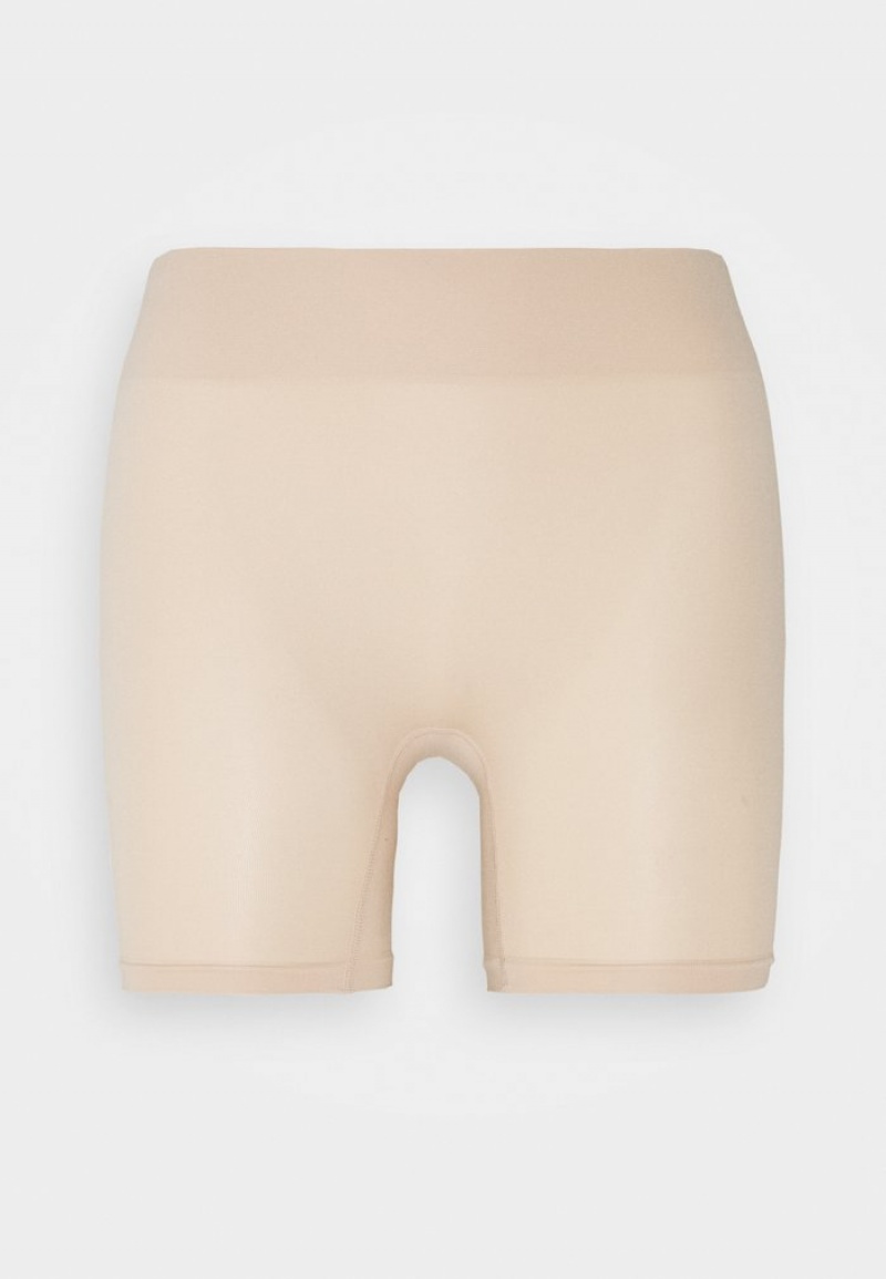 Anna Field Best Sale 2Pp Seamless Shorts Shapewear Dame Beige | NO-JHDOV-4108