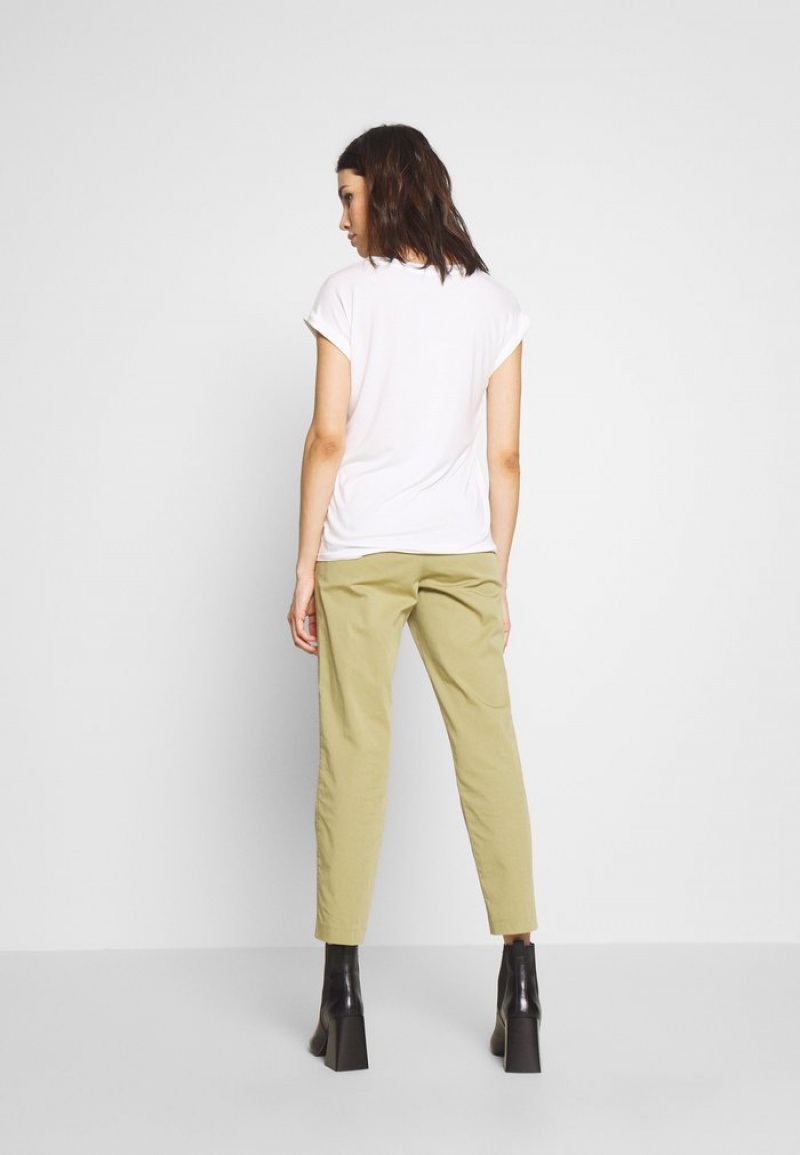 Anna Field Best Sale Basic T-Skjorte Dame Beige | NO-SRUPD-4872