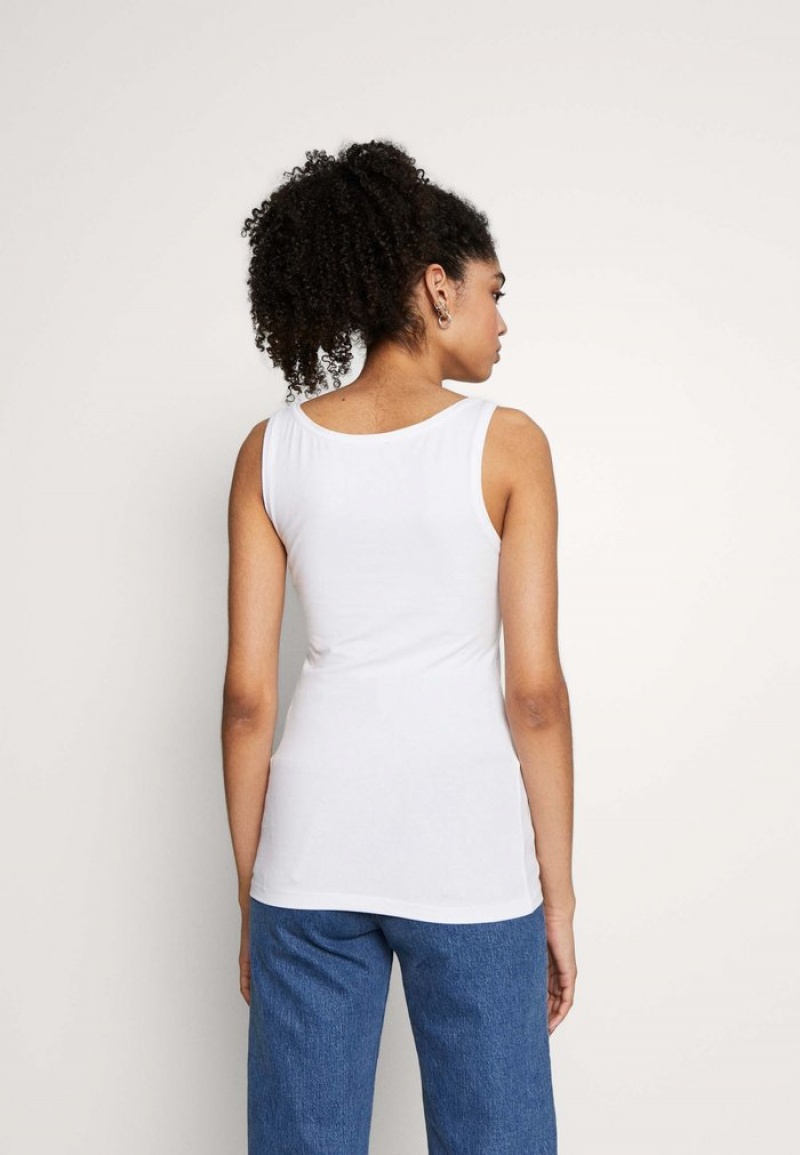 Anna Field Best Sale Basic Tank 3Er Pack Top T-Skjorte Dame Svarte | NO-SBCKZ-5240