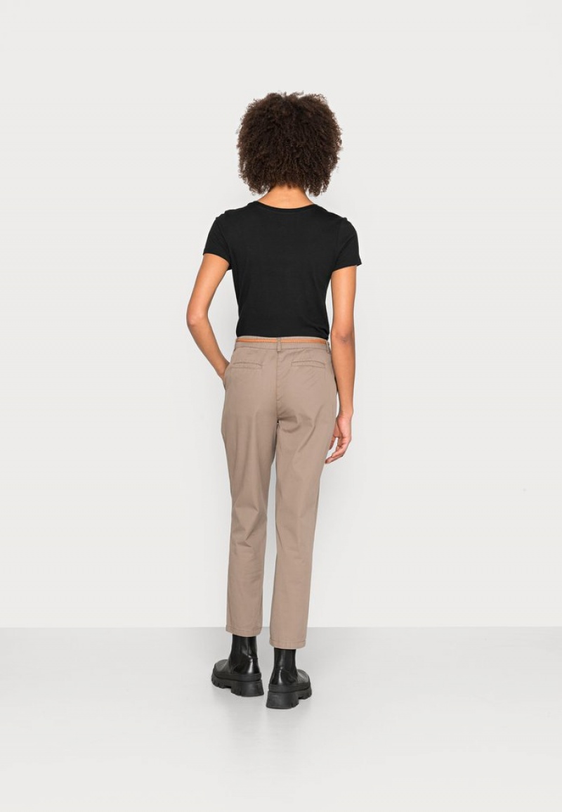 Anna Field Best Sale Chino Bukser Dame Grå Brune | NO-GAFCY-5832