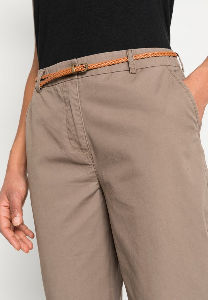 Anna Field Best Sale Chino Bukser Dame Grå Brune | NO-GAFCY-5832