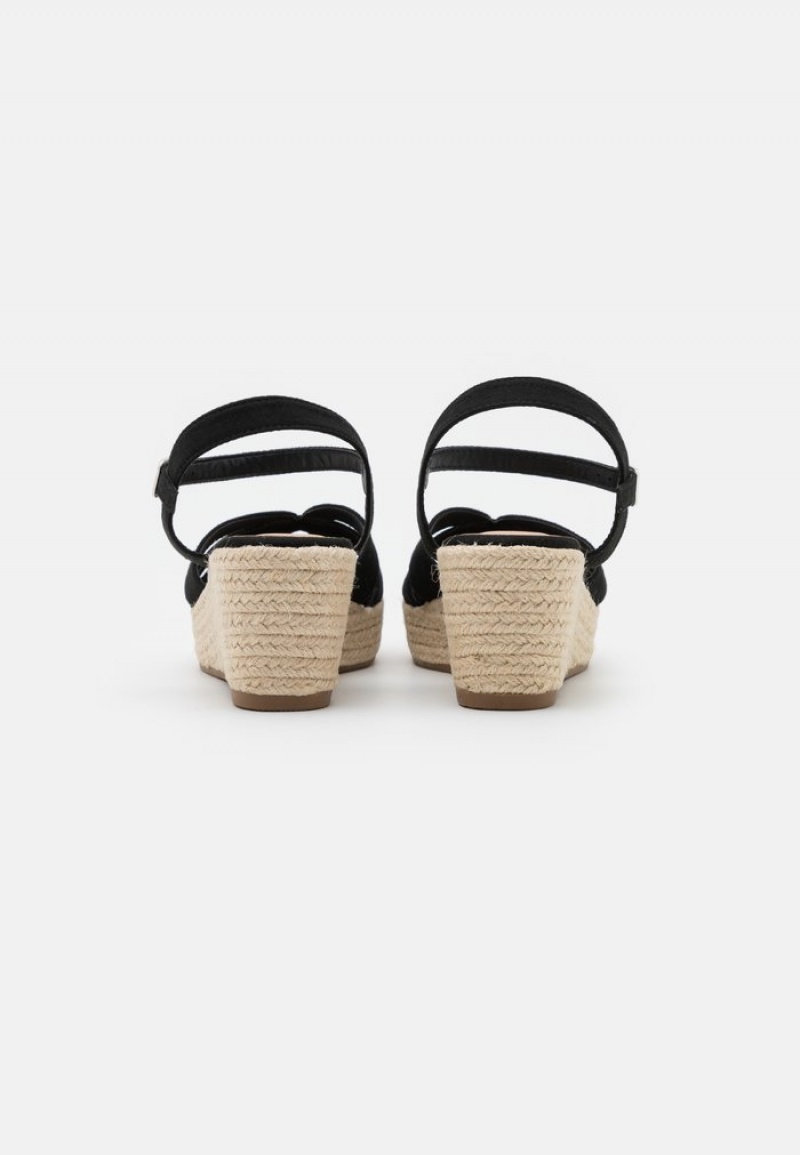 Anna Field Best Sale Platform Sandaler Dame Svarte | NO-QZPCS-6240