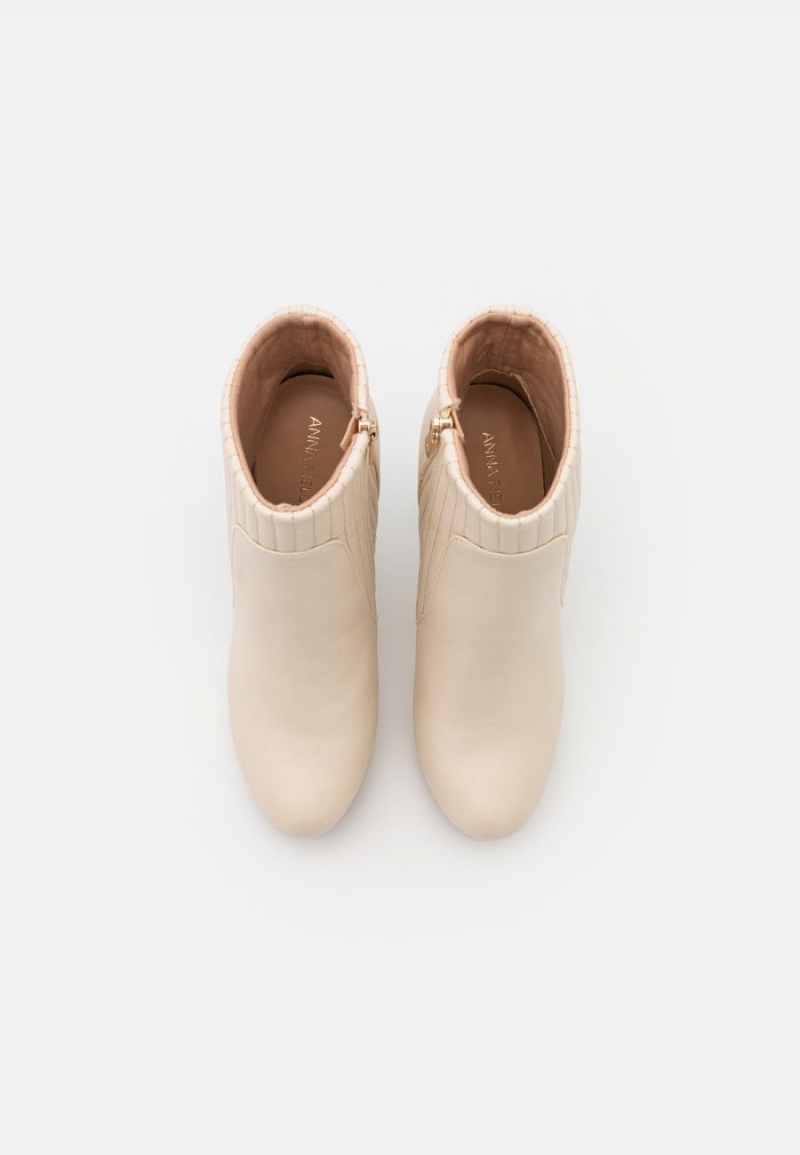 Anna Field Best Sale Platform Støvletter Dame Beige | NO-OTQEU-3025